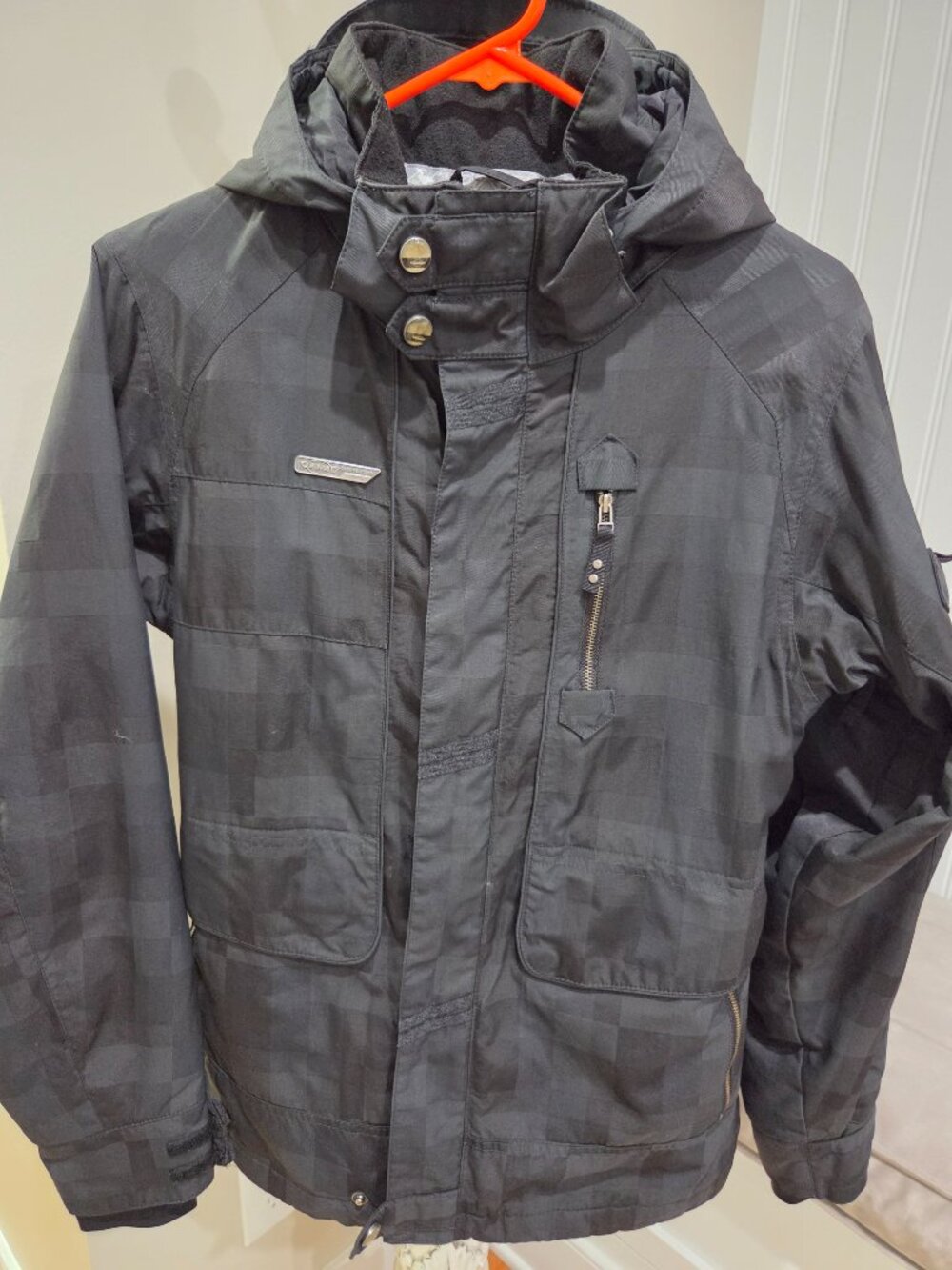Women's SIMS Snowboarding Jacket Black Size Medium Waterproof Insulated Skiing